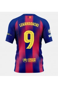 Fotbalové Dres Barcelona Robert Lewandowski #9 Domácí Oblečení 2025-26 Krátký Rukáv